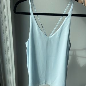 Top shop light blue tank size 8